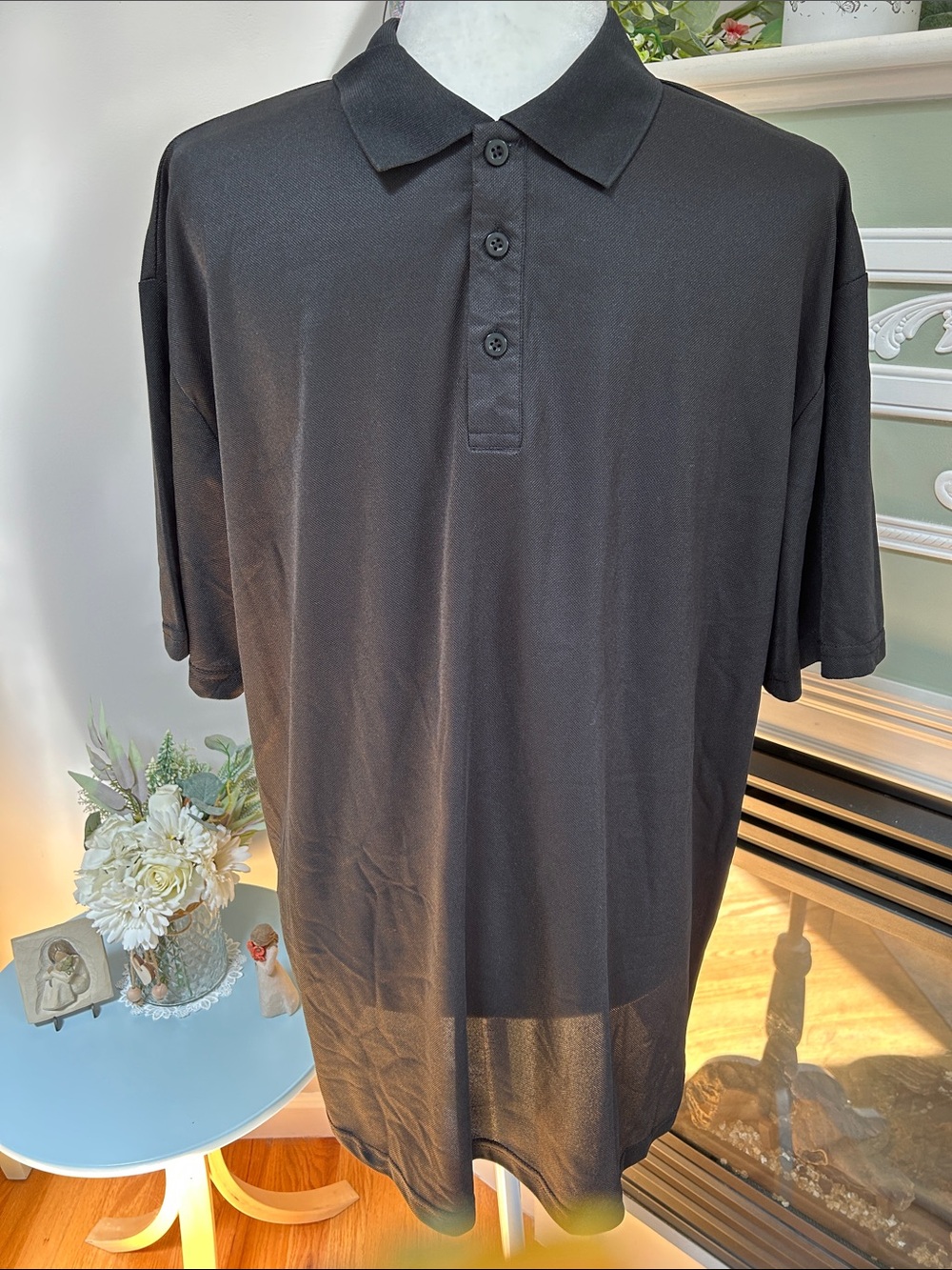 Men's Black Polo Shirt